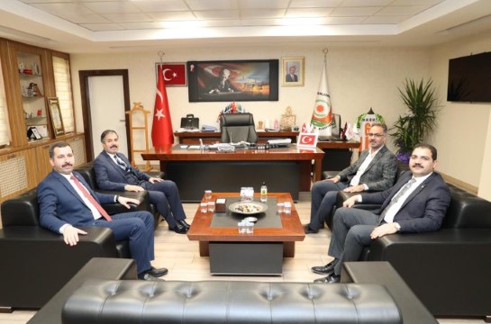 İlçe Belediye Başkanlarından Genel Sekreter Kırıkçıya ziyaret