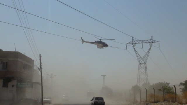 Şanlıurfa’da 'helikopter tellere takıldı' paniği ( Video Haber )