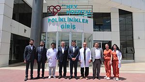 Beyazgül Özel Nev Hospital hastanesini ziyaret etti