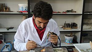 Mardin'de kursiyerler 5 bin yıllık sanatı öğreniyor