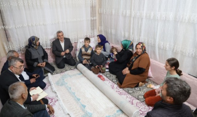 Beyazgül’den Suruç’ta ev ziyaretleri (Video)