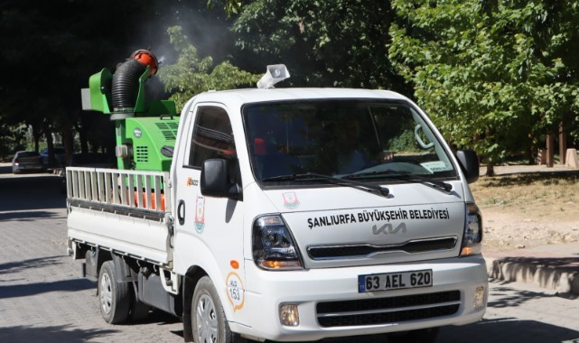 Şanlıurfa Büyükşehir Belediyesi vektörle mücadelede işi sıkı tutuyor (Video)
