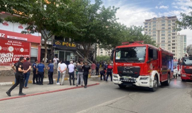 Şanlıurfa'da atış poligonunda yangın çıktı