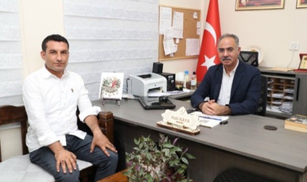 Kuş TOKİ Batıkent Mahalle Muhtarımız Halil Kaya'yı ziyaret etti