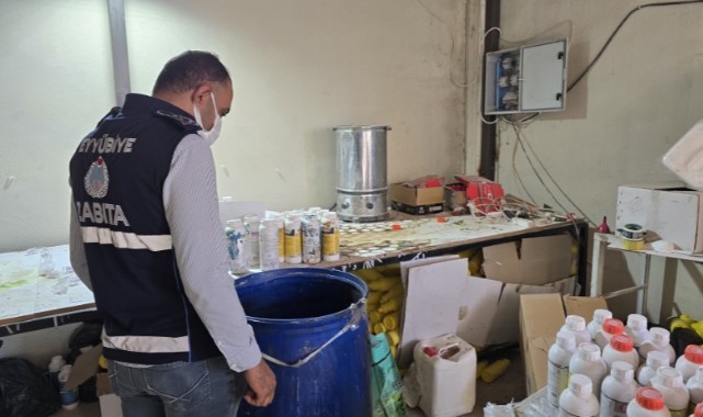 Eyyübiye’de büyük miktarda sahte zirai ilaç ve tohumluk ele geçirildi (Video)