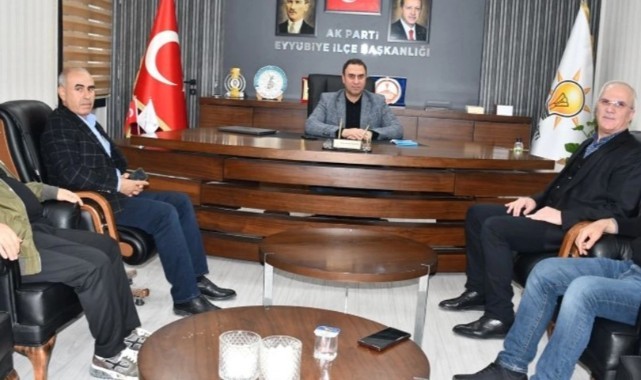 Ahmet Kaytan, AK Parti Eyyübiye İlçe Başkanı Süleyman Elgün’ü Ziyaret Etti, Görüşmeler Yapıldı