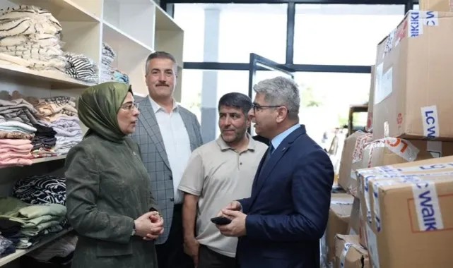 Şanlıurfa’da İhtiyaç Sahiplerine Yönelik Giyim Mağazasına Destek