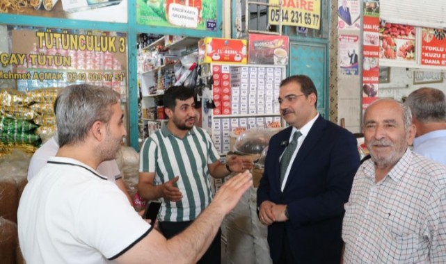 Haliliye’de Başkan Sahada: Açıksu Esnafı Dert Anlattı, Çözüm Sözü Aldı