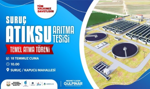 Şanlıurfa Büyükşehir’den Suruç’a Modern Atık Su Arıtma Tesisi Yatırımı