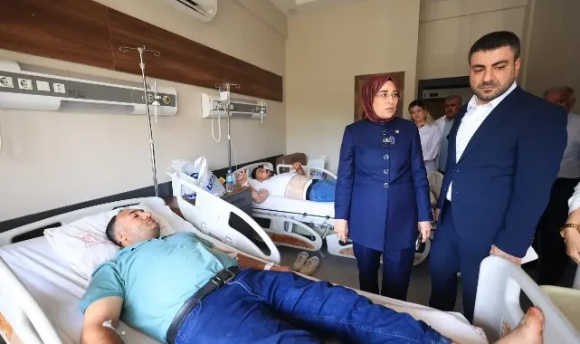 Şanlıurfa Milletvekili Yazmacı Yaralıların Yanında Oldu!