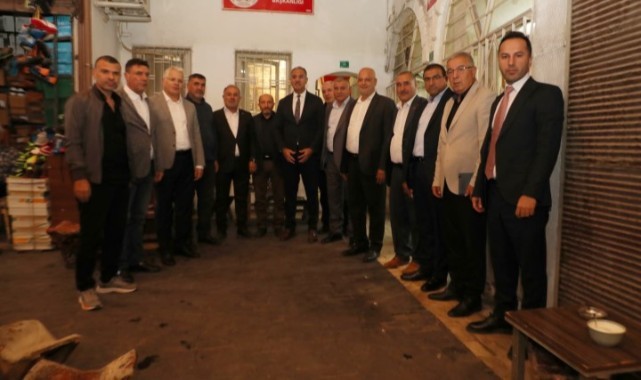 Mehmet Kuş, Tarihi Çarşıda Esnaf ve Vatandaşlarla Buluştu!