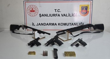 Şanlıurfa’da Jandarma Operasyonu: Çok Sayıda Silah Bulundu!