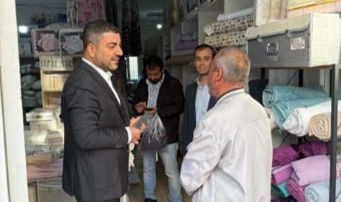 Şanlıurfa Karaköprü’de AK Parti’den Esnafa Destek Ziyareti!