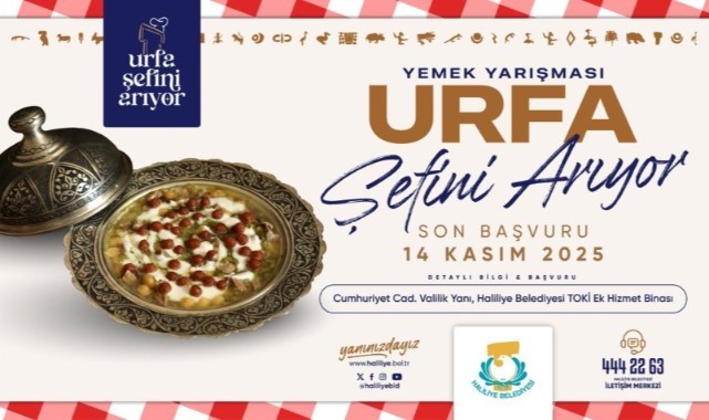 Urfa Şefini Arıyor! Haliliye Belediyesi’nden Gastronomi Atağı