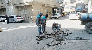 Şanlıurfa Birecik’te Fen İşleri Ekipleri Sahada