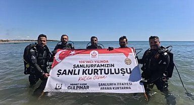 Şanlıurfa’da Su Altında Anma Etkinliği!