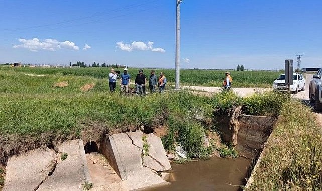 DSİ Heyeti Şanlıurfa’daki Tahliye Kanallarını Denetledi