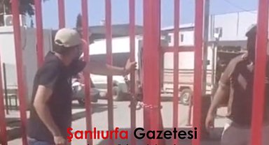 Şanlıurfa Akçakale Gümrük Kapısında Zincirli Protesto