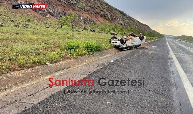 Şanlıurfa-Birecik Yolunda Korkutan Kaza
