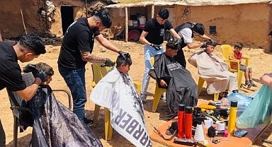 Şanlıurfa’da Gönüllü Esnaf Kırsalda Yüzleri Güldürdü