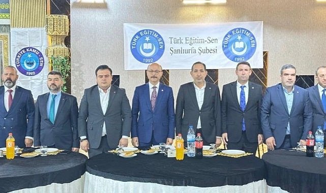 Türk Eğitim-Sen Heyeti Şanlıurfa’da Bir Araya Geldi