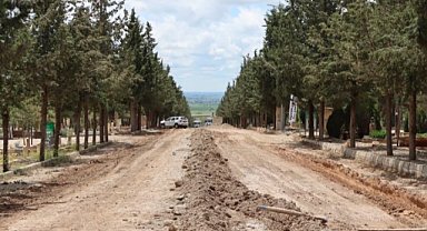 Yeni Asri Mezarlıkta Yol Çalışmaları Başladı