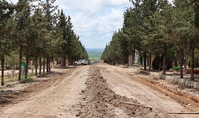 Yeni Asri Mezarlıkta Yol Çalışmaları Başladı