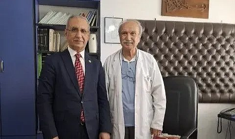 Abdurrahim Dusak'tan Şanlıurfa'nın Duayen Hekimine Anlamlı Ziyaret