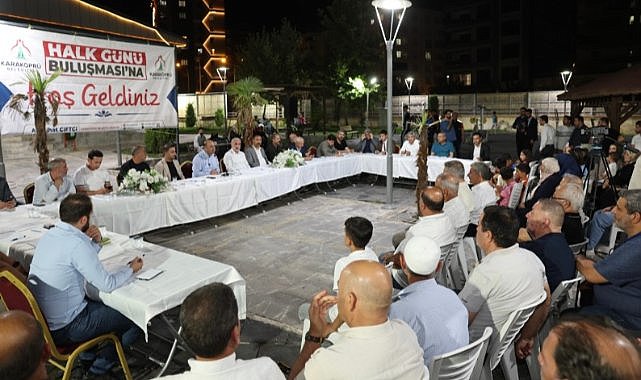 Karaköprü'de Halk Buluşmasına Yoğun İlgi
