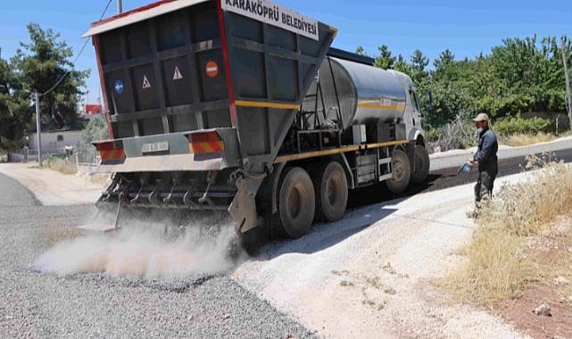 Karaköprü'de Ulaşımı Rahatlatacak Hamle! Yeni Yollar Asfaltlanıyor