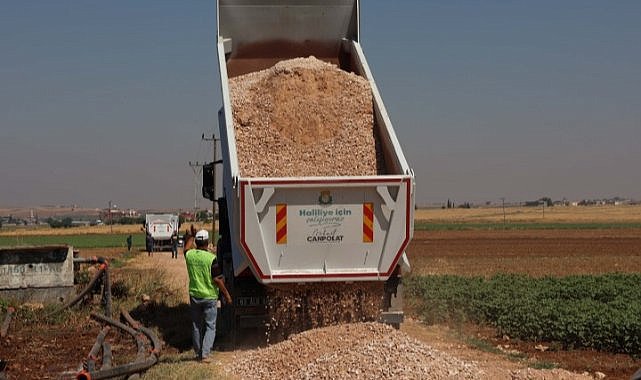 Şanlıurfa Haliliye'de ulaşımı rahatlatan yol çalışmaları tamamlandı