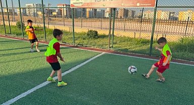 Karaköprü'de minik sporcuların kurs heyecanı