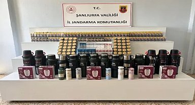 Şanlıurfa’da Binlerce Kaçak Sigara Ve Alkol Ele Geçirildi