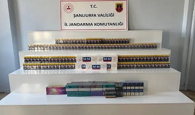Şanlıurfa’da Jandarmadan Kaçak Sigara Operasyonu! 25 Şüpheli Gözaltında