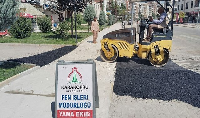 Şanlıurfa Karaköprü’de Yol Çalışmaları Sürüyor