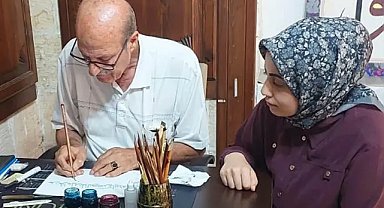 Sarayönü’nde Ebru ve Hüsn-i Hat eğitimi
