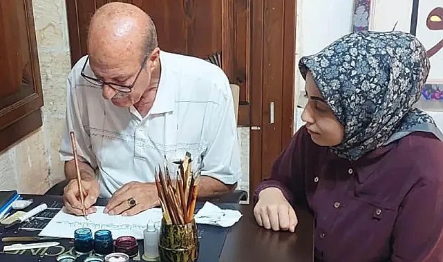 Sarayönü’nde Ebru ve Hüsn-i Hat eğitimi