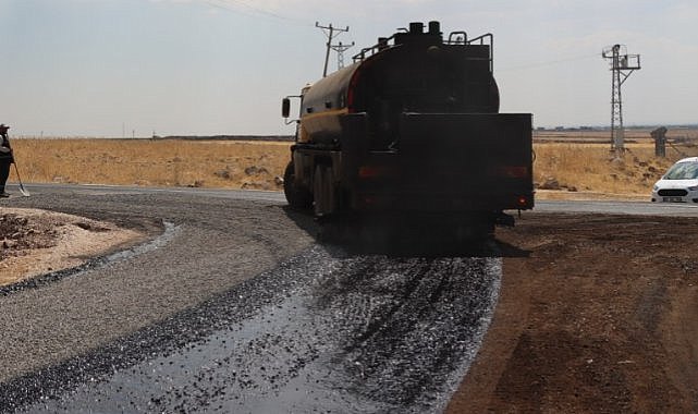 Siverek’te Ulaşımı Rahatlatacak Yol Çalışması