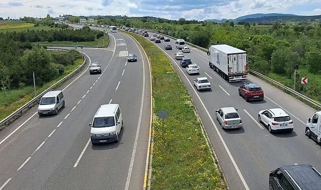 TAG Otoyolu’nda yol çalışması: Bu güzergâha dikkat