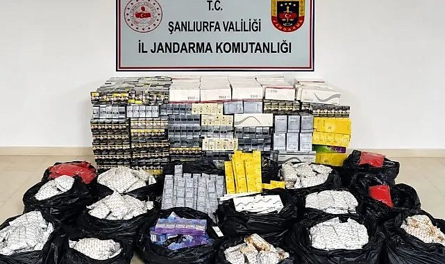 Eyyübiye’de Jandarmadan Kaçakçılık Operasyonu! Binlerce Sigara Ele Geçirildi
