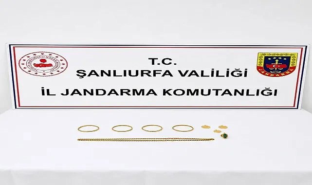 Şanlıurfa’da Jandarmadan 925 Bin TL’lik Altın Operasyonu