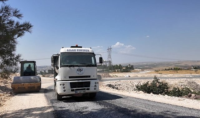 Şanlıurfa’da Karaköprü Belediyesi’nden Yol Çalışması
