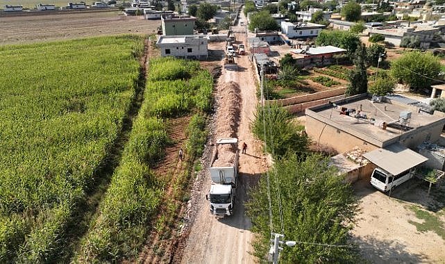 Şanlıurfa’da 30-40 Mahallenin Kullandığı Yolda Yenileme Çalışması