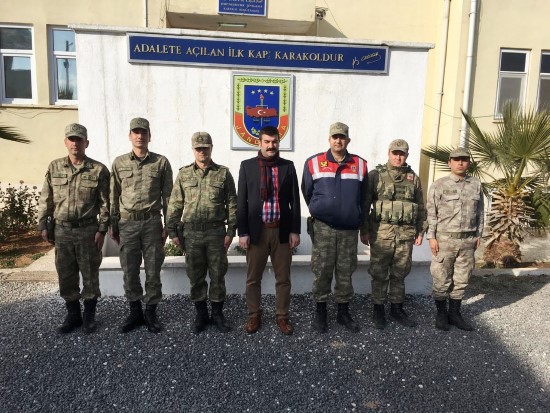 Kaymakam Yosunkaya Şehit Nusret Bey karakolunu ziyaret etti