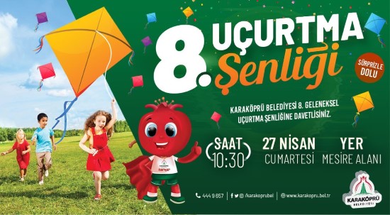 Karaköprü’de geleneksel uçurtma şenliği