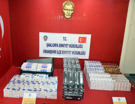 Zulalanmış kaçak sigaralar yakalandı