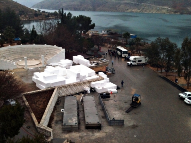 Marina yapım çalışmaları devam ediyor