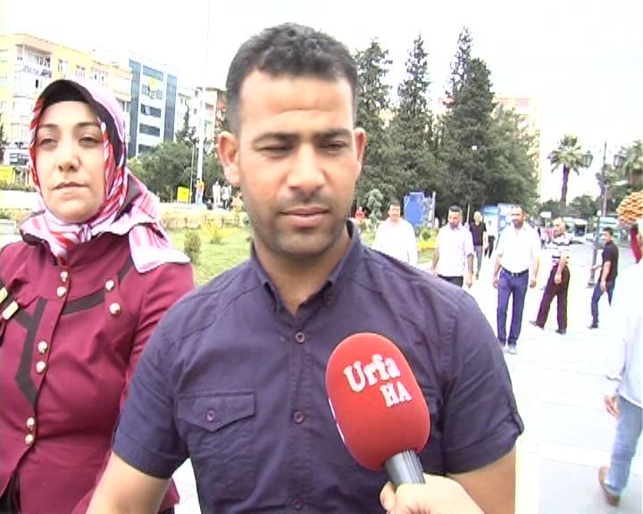 Urfalılar, üzüntülerini belirtti.